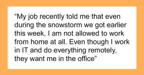 Person Maliciously Complies When They’re Told They “Can’t Work From Home”