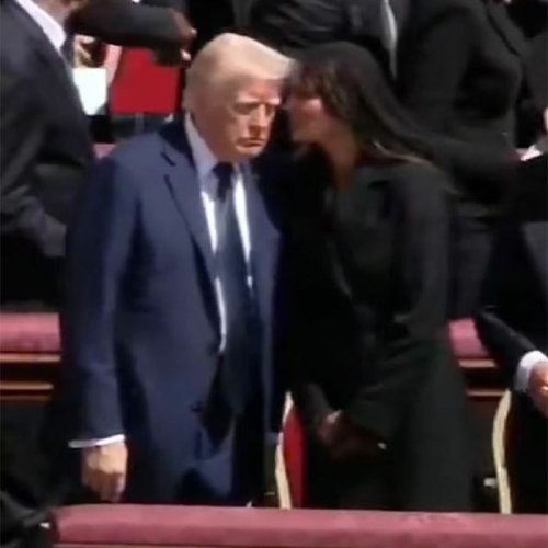 Melania Trump’s Whisper To Donald Decoded By Lip Reader At Pope Francis’ Funeral