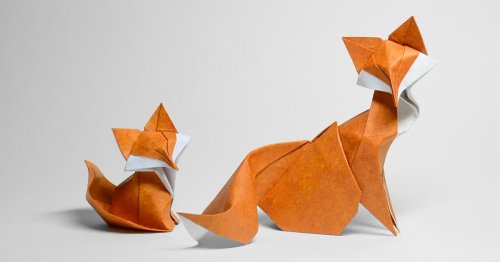 Difficult Wet Folding Technique Allows This Vietnamese Artist To Create Curved Origami