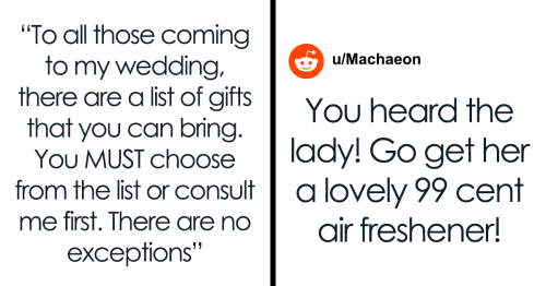 Bride Asks Guests For Gifts Worth $400, People Are Roasting Her Online
