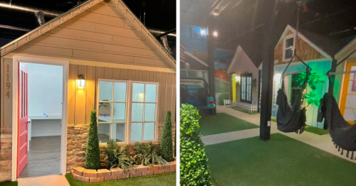 TikToker’s Office Goes Viral After She Shares That Her Boss Built Each Employee Their Own Tiny Home To Work From