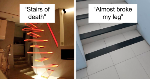 40 Epic Stair Design Fails That May Result In Some Serious Injuries