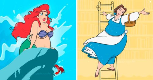 Artist Reimagines Disney Princesses As Being Plus-Size, Stirs Up A Heated Debate (Interview With Artist) | Bored Panda News
