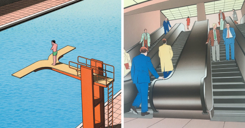 30 Illustrations Infused With Dark Humor And Optimism By Guy Billout (New Pics)