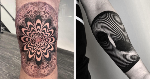 79 Mind-Bendingly Epic Optical Illusion Tattoo Designs