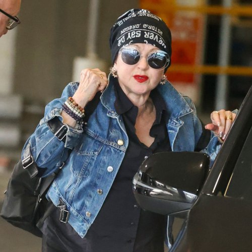 71YO Star Cyndi Lauper Proves She’s A Timeless Icon, Rocking A Beanie And Denim At Sydney Airport