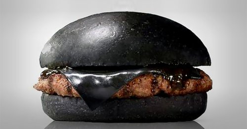 Japan’s Burger Kings Sell Black Burgers Colored With Bamboo Charcoal And Squid Ink