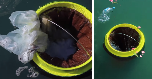 Floating Rubbish Bin That Cleans Oceans