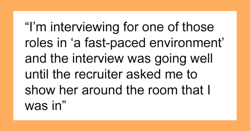 “Just Had A Zoom Job Interview, And The Recruiter Asked Me To ‘Show Her Around The Room'”