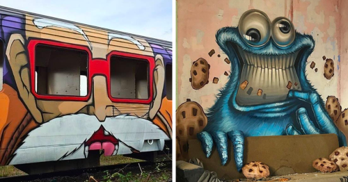 72 Creative Graffiti Art That Turned Blank Walls Into Objects Of