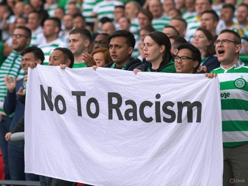 'Don't let them see we are despicable racists': Rangers fan roasted by Celtic supporters for begging his fans not to be racist until San Francisco 49ers deal is done
