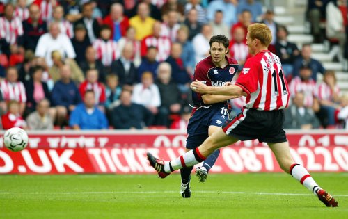 The Middlesbrough XI the last time they won at St Mary’s, including Bolo Zenden