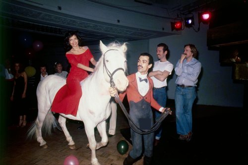 On the Night of May 2, 1977, Bianca Jagger Rode Into Her 27th Birthday at Studio 54 on a Horse