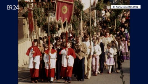 BR24 Retro: Palmsonntag in Gnotzheim 1981
