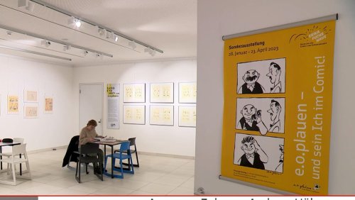 Erika-Fuchs-Haus zeigt "e.o.plauen und sein Ich im Comic"