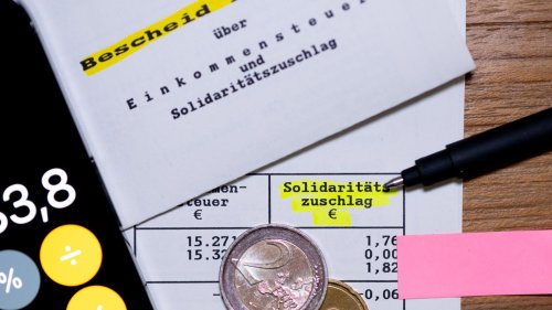 Der Solidaritätszuschlag bleibt: Auch Sparer müssen weiterzahlen