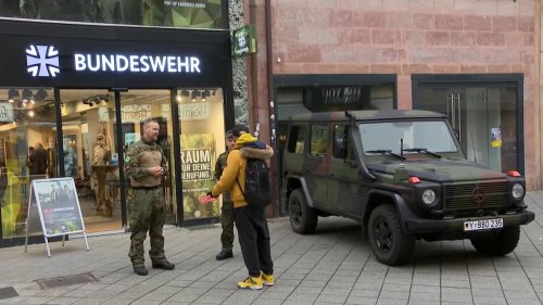 Nürnberg : Bundeswehr eröffnet Pop-Up-Store