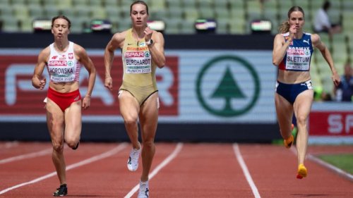 Sprinterin Burghardt rennt über 200 Meter ins Finale