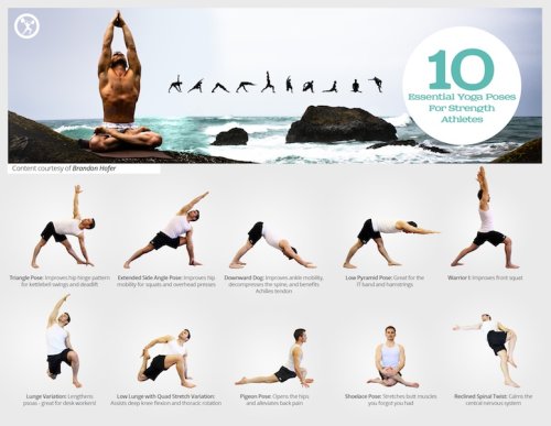 Infographic: 10 Essential Yoga Postures for Strength Athletes - Breaking Muscle