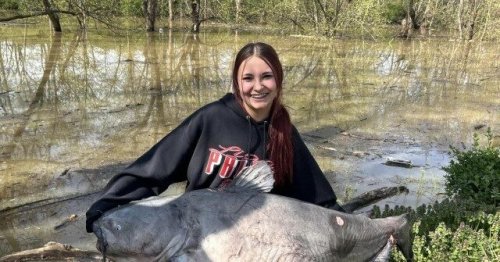 15-Year-Old Ohio Girl Breaks Largest Wild-Caught Blue Catfish State Record