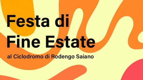 Rodengo Saiano: Festa di Fine Estate al Ciclodromo