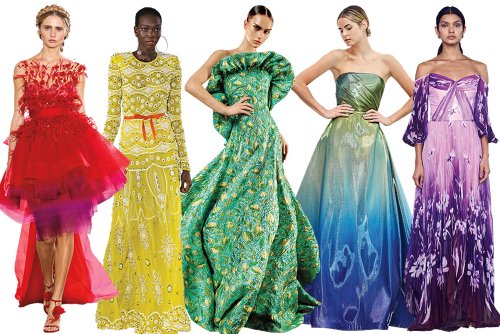 Wedding Gowns in Every Color of the Rainbow
