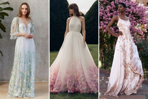 Butterfly-Inspired Wedding Gowns & Accessories