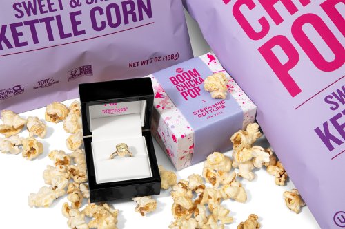 The First-Ever Popcorn-Cut Diamond Engagement Ring Is Now Available