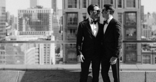 These Grooms Hosted a Timeless New York City Wedding With Views of the Queensboro Bridge