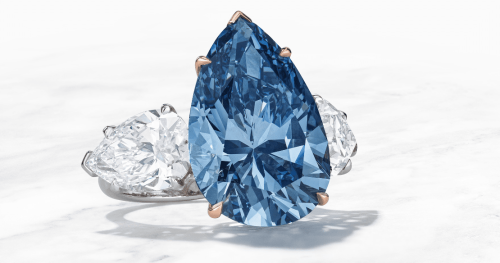 A Rare 17.61-Carat Blue Diamond Is Expected to Sell for Up to $50 Million at Auction