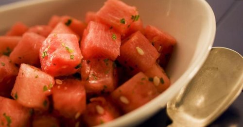 This watermelon salad recipe could be the easiest summer dish ever