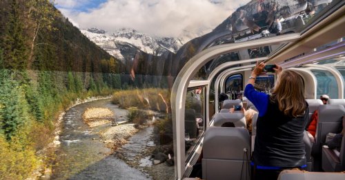 Ride the Rocky Mountaineer and be amazed at the spectacular mountain ranges. And then there's Sasquatch.