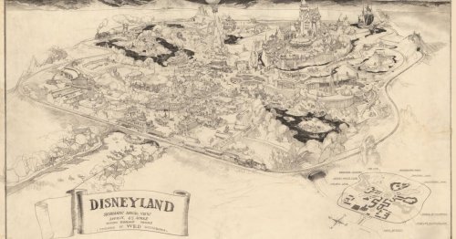 Early Disney Imagineering maps show the 'lost lands' of Disneyland, new book reveals