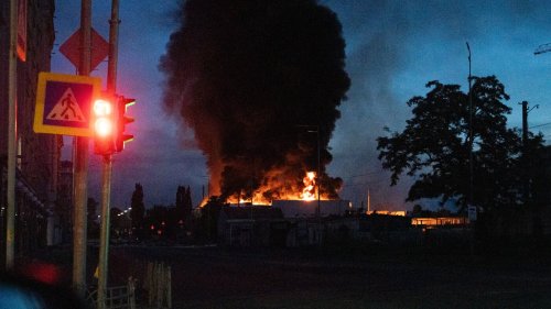 Scenes from the aftermath of Russia's latest massive attack on Kyiv
