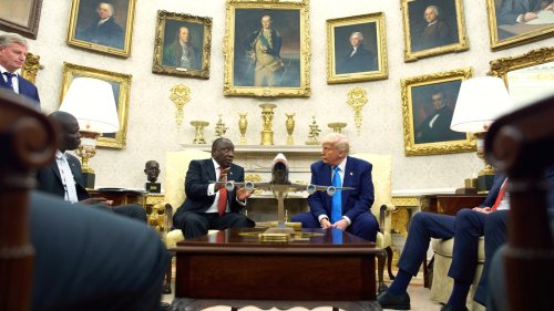 South Africa's president is praised for staying calm during Trump's Oval Office ambush