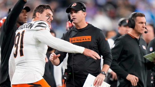 In the text exchange between Trey Hendrickson and Zac Taylor, context becomes critical