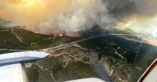 Wildfires scorch Texas landscape as dry and windy conditions persist