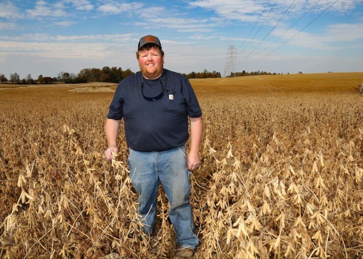 Kentucky farmer who heads American Soybean Association is concerned about the Trump Administration's trade war with China