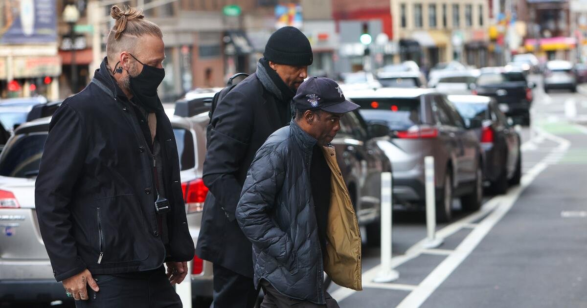 Review: In his first post-Oscars standup set, Chris Rock was as stunned as you about the slap