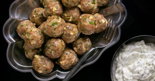 Greek-inspired meatballs make a quick, healthy midweek meal