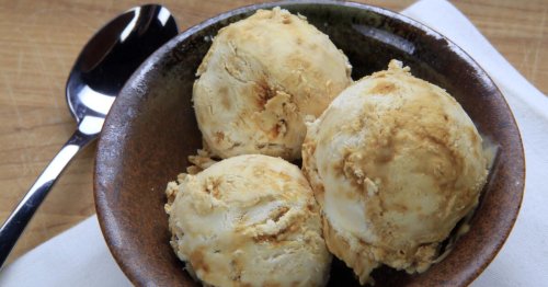 This honeycomb ice cream doesn't need an ice cream maker