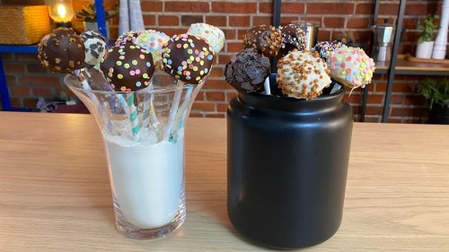 Leckere Kuchen-Lollies aus nur 5 Zutaten
