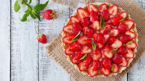 Köstlicher Erdbeerkuchen ohne Zucker