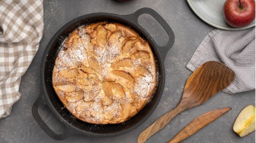 Rezept mit Wow-Faktor: Leckerer Apfelkuchen aus der Pfanne - kein Backofen nötig