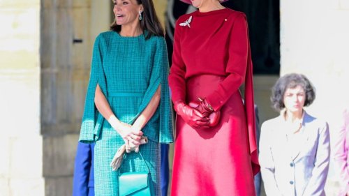 Letizia und Máxima sorgen für farbenfrohen Fashion-Moment
