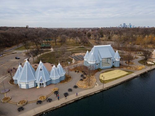 Photos: Blue is back at Lake Harriet bandshell and pavilion