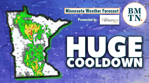 Minnesota weather forecast: Showers Tuesday ahead of huge cooldown