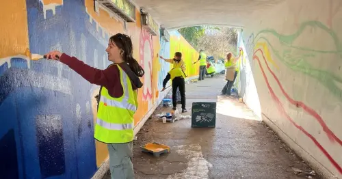 South Bristol underpass gets jaw-dropping mural