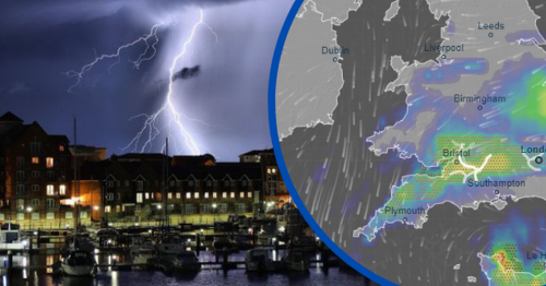Thunderstorms mapped amid 48-hour rain and flood warning