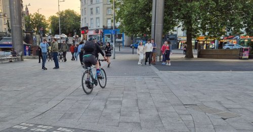 Cycling through the Centre of Bristol is a confusing mess for everyone involved